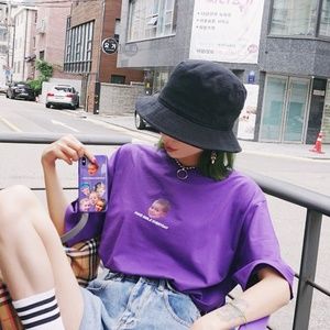 Women bucket hat - color: cream